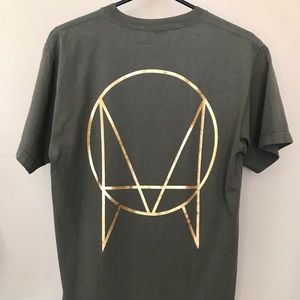 OWSLA T-shirt. Green/gold limited edition